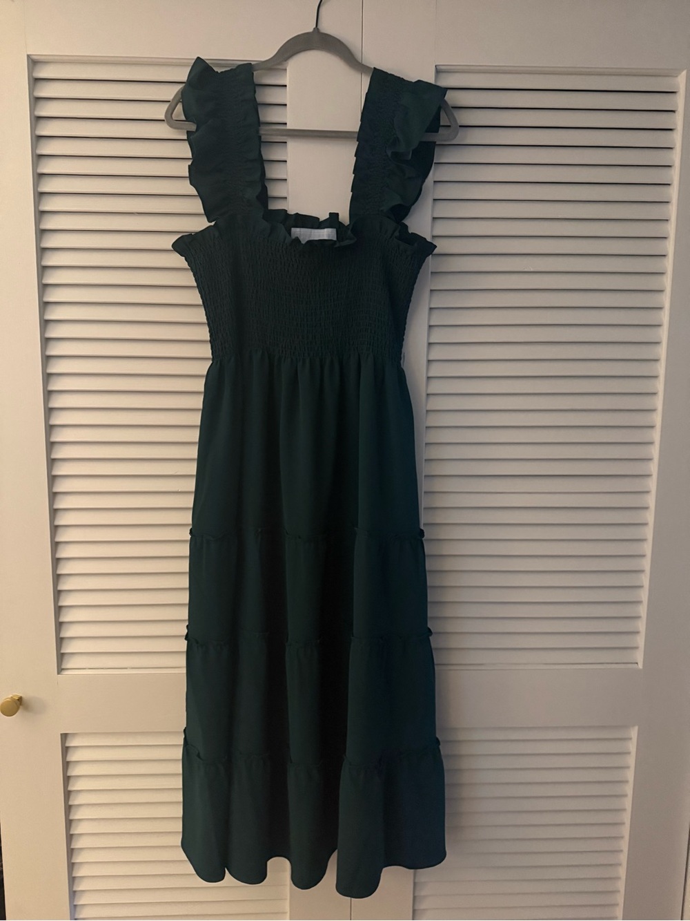 Hill House Crepe NAP Dress Green